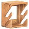 FAMIROSA Wall Mounted Skateboard Holder Rack Stand Wooden Home Skate Shop Display Storing Collection Space-Saving Organizer Solid Acacia Wood Solid Acacia Wood view 1