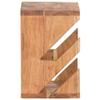 FAMIROSA Wall Mounted Skateboard Holder Rack Stand Wooden Home Skate Shop Display Storing Collection Space-Saving Organizer Solid Acacia Wood Solid Acacia Wood view 4