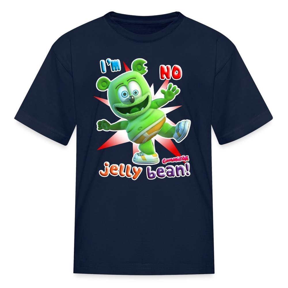 Spreadshirt Gummibr I'm No Jelly Bean Gummy Bear Merch Kid's T-Shirt, L, Navy