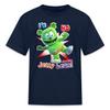 Spreadshirt Gummibr I'm No Jelly Bean Gummy Bear Merch Kid's T-Shirt, L, Navy view 1