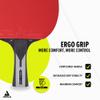 JOOLA Carbon X Pro Performance Ping Pong Paddle - Ergonomic Grip Handle & Pro Friction Technology - ITTF Approved - Ping Pong Racket for Advanced Control & Speed - Table Tennis Racket - Red view 4