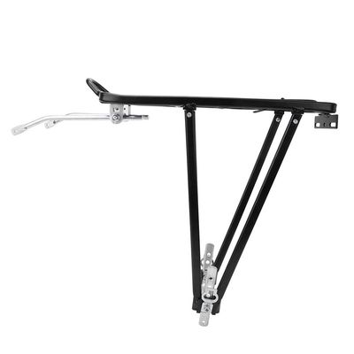 Bike Rear Rack, Adjustable Bicycle Bike Cargo Racks Bike Rack Bicycle Touring Carrier Bike Rear Rack for Disc V Brake
