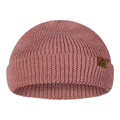 DANISH ENDURANCE Merino Wool Beanie for Men & Women, Knitted Winter Hat, Pink, One Size