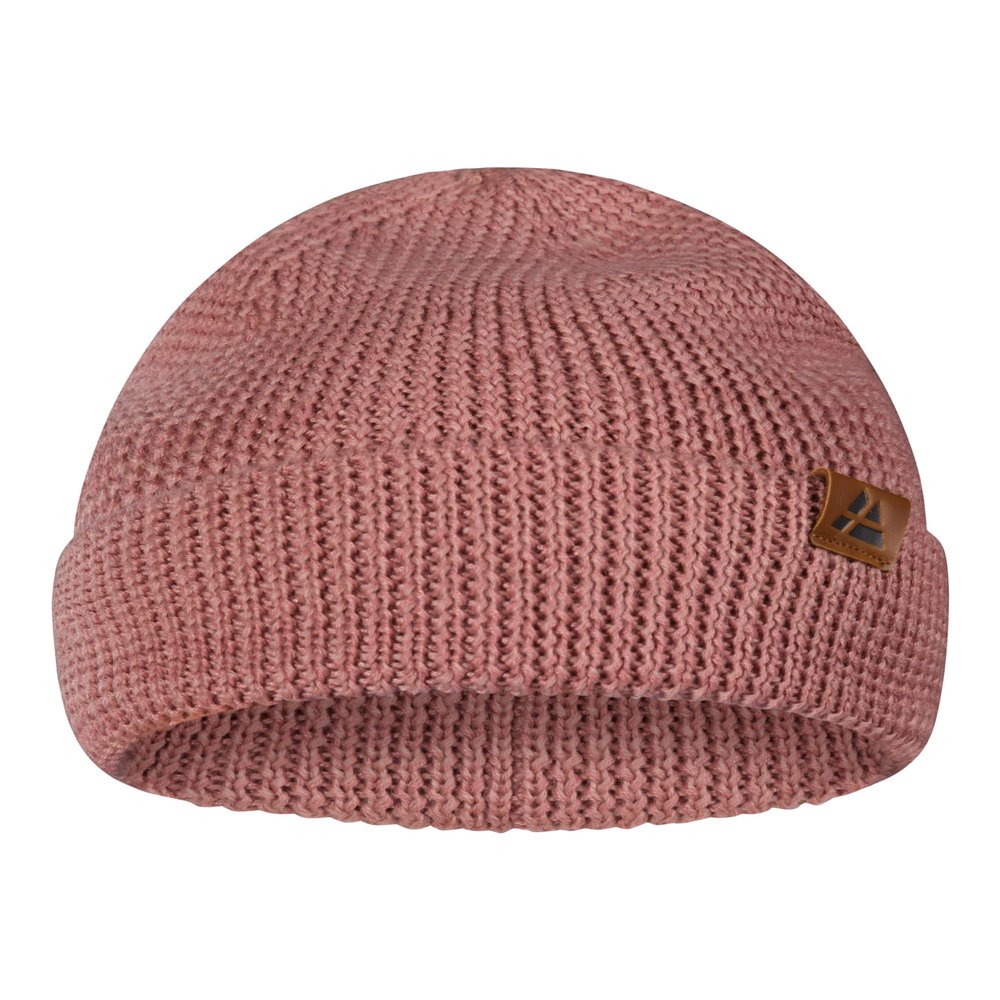 DANISH ENDURANCE Merino Wool Beanie for Men & Women, Knitted Winter Hat, Pink, One Size