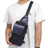Sling Bag Crossbody Backpack for Men Women Outdoor Travel Tactical Fishing Hunting Hiking Handbag Shoulder Chest Pack Camping Casual Daypack Black Navy view 4