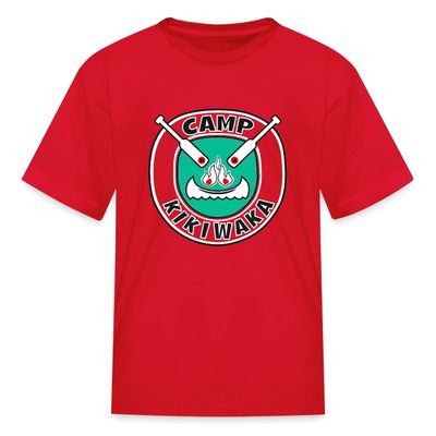 Spreadshirt Camp Kikiwaka T-Shirt Kids | Camp Accessories for Kids, L, red
