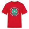 Spreadshirt Camp Kikiwaka T-Shirt Kids | Camp Accessories for Kids, L, red view 1