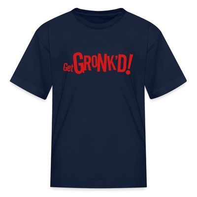 Spreadshirt Rob Gronkowski Get Gronk'd Kid's T-Shirt, S, Navy