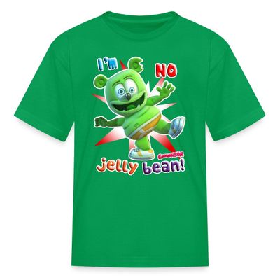 Spreadshirt Gummibr I'm No Jelly Bean Gummy Bear Merch Kid's T-Shirt, L, Kelly Green