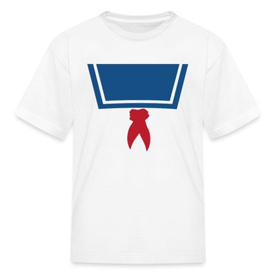 Spreadshirt Stay Puft Marshmallow Man Costume Kid's T-Shirt, M, White