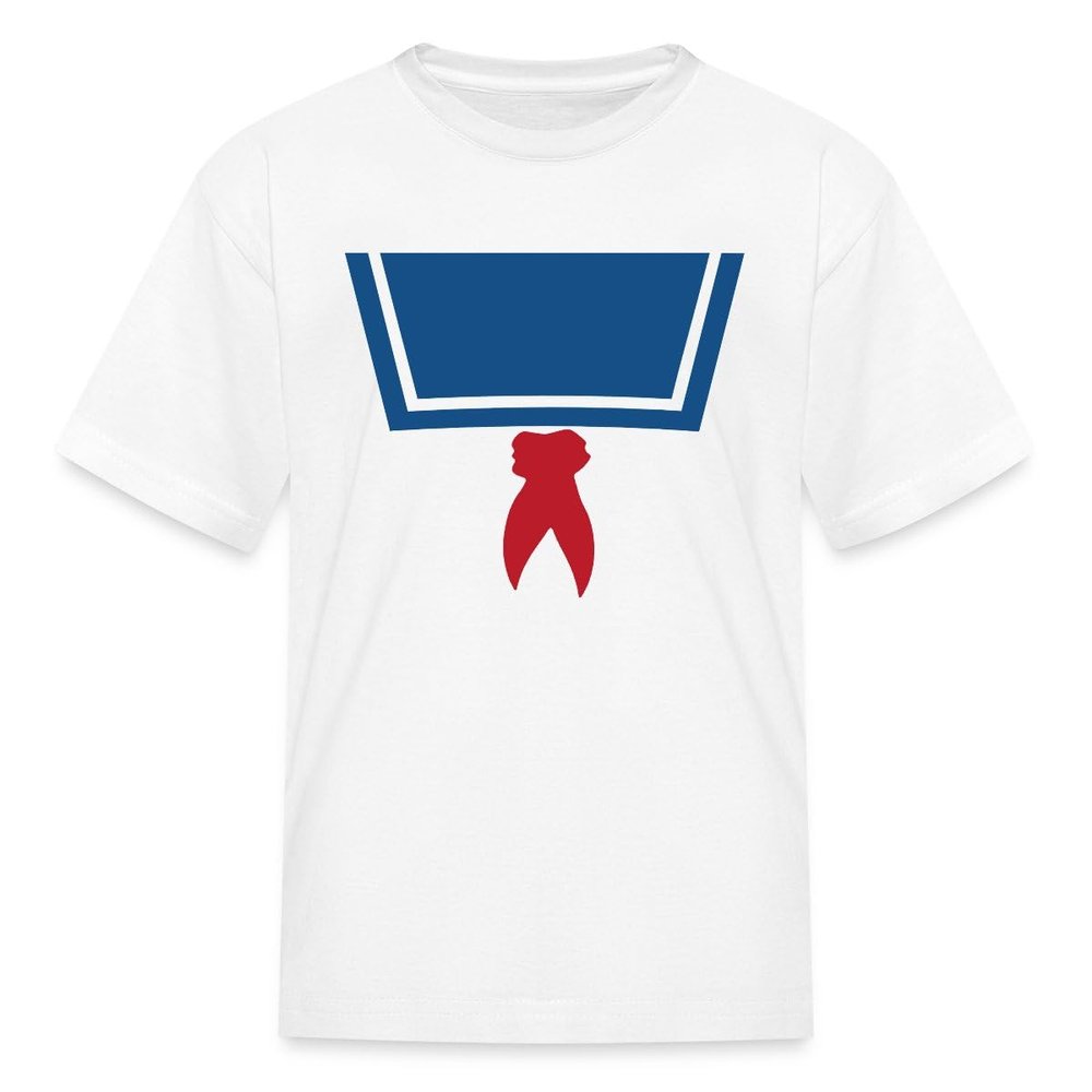 Spreadshirt Stay Puft Marshmallow Man Costume Kid's T-Shirt, M, White