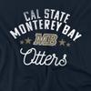 California State University Monterey Bay Official Otters Unisex Adult T-Shirt, Otters, 5X-Large view 2
