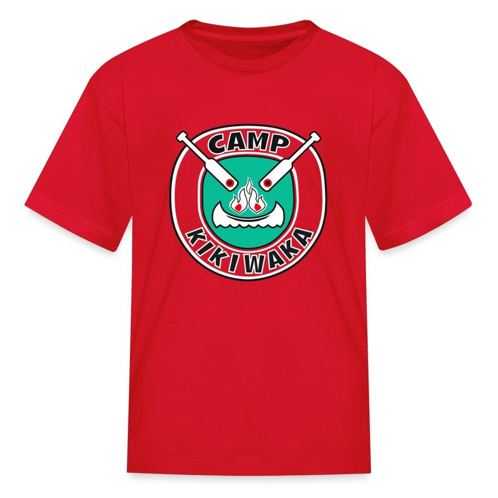 Spreadshirt Camp Kikiwaka T-Shirt Kids | Camp Accessories for Kids, S, red