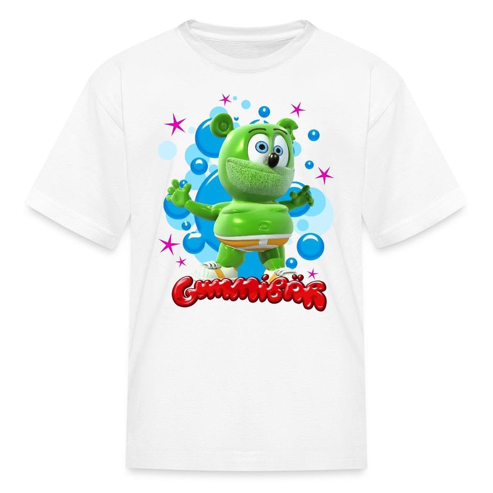Gummibr Gummy Bear Song Official License Kid's T-Shirt White