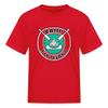 Spreadshirt Camp Kikiwaka T-Shirt Kids | Camp Accessories for Kids, M, red view 1