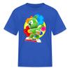 Spreadshirt Gummibr Flowers Gummy Bear Summer Kid's T-Shirt, M, Royal Blue view 1