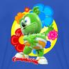 Spreadshirt Gummibr Flowers Gummy Bear Summer Kid's T-Shirt, M, Royal Blue view 2