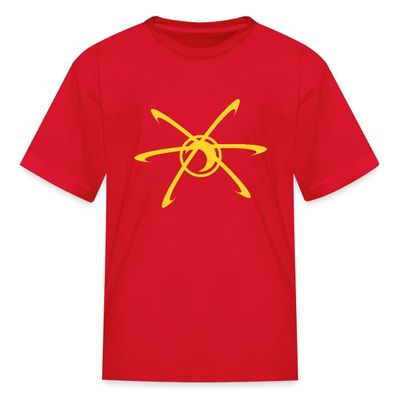 Spreadshirt Jimmy Neutron Symbol Kids' T-Shirt | Boy Halloween Costume, XL, red