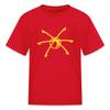 Spreadshirt Jimmy Neutron Symbol Kids' T-Shirt | Boy Halloween Costume, XL, red view 1