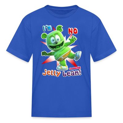 Spreadshirt Gummibr I'm No Jelly Bean Gummy Bear Merch Kid's T-Shirt, S, Royal Blue