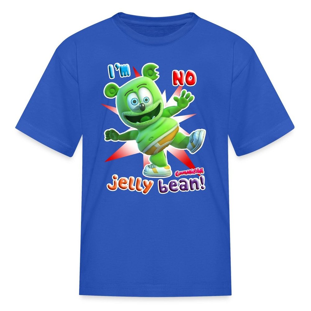 Spreadshirt Gummibr I'm No Jelly Bean Gummy Bear Merch Kid's T-Shirt, S, Royal Blue