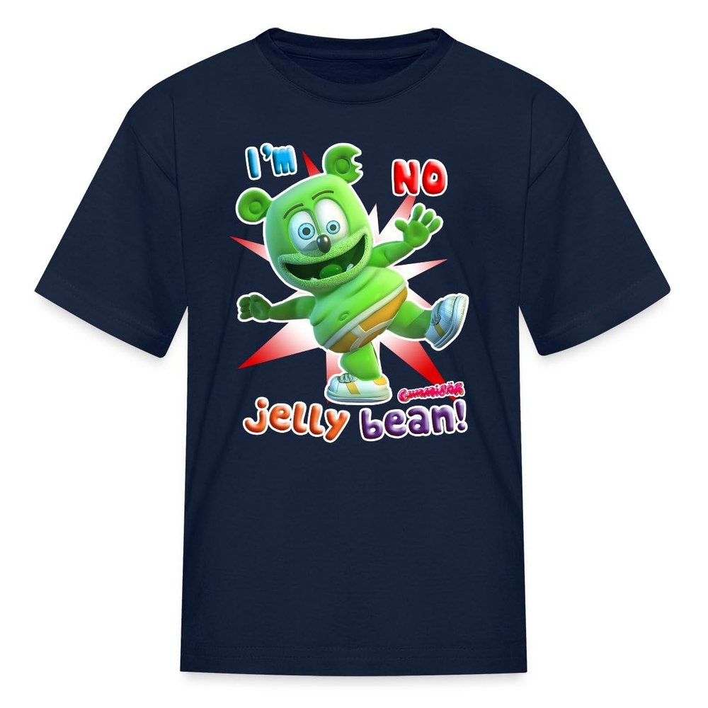 Spreadshirt Gummibr I'm No Jelly Bean Gummy Bear Merch Kid's T-Shirt, M, Navy