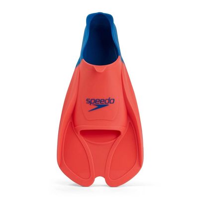 Speedo Unisex's Biofuse Training Fin, Fluro Tangerine/Pool Blue/Blue Flame, 44510