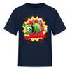 Spreadshirt Gummibr Gummy Bear Starburst Kid's T-Shirt, L, Navy view 1