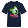 Spreadshirt Gummibr Bite Me Gummy Bear Song Merch Kid's T-Shirt, S, Navy view 1