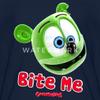 Spreadshirt Gummibr Bite Me Gummy Bear Song Merch Kid's T-Shirt, S, Navy view 2