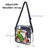 gdbis Clear Crossbody Bag Stadium Approved, Clear Messenger Shoulder Bag with Adjustable Strap for Work, Concerts, Sports Events view 3
