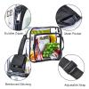 gdbis Clear Crossbody Bag Stadium Approved, Clear Messenger Shoulder Bag with Adjustable Strap for Work, Concerts, Sports Events view 4