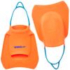 Speedo Unisex's Biofuse Fitness Fin, Fluro Tangerine/Pool Blue/Blue Flame, S view 1