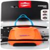 Speedo Unisex's Biofuse Fitness Fin, Fluro Tangerine/Pool Blue/Blue Flame, S view 2