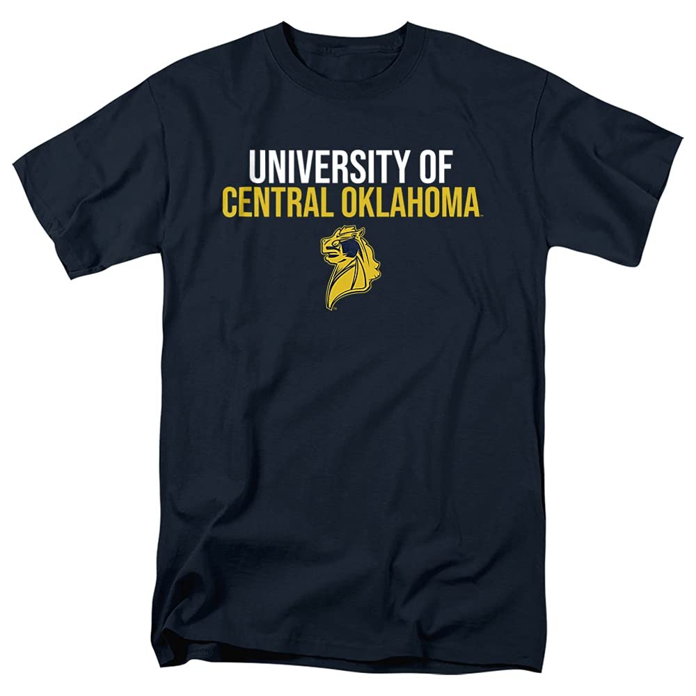 University of Central Oklahoma Official Stacked Unisex Adult T-Shirt, Stacked, 4X-Large