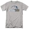 California State University Monterey Bay Official Distressed Primary Unisex Adult T-Shirt, Athletic Heather, 4X-Large view 1