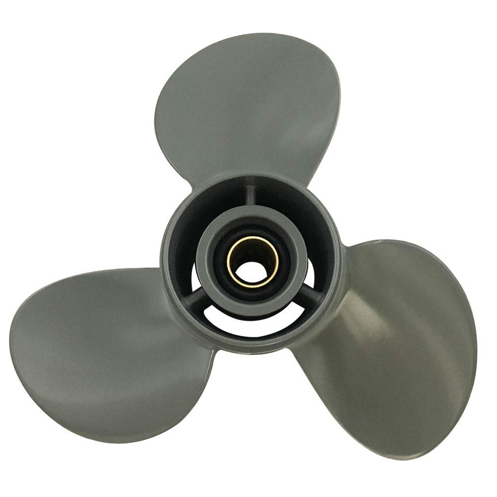 ARKDOZA Boat Propeller 9 7/8x11 Aluminum Fit for Honda Engine 3 Blades 10 Tooth 25-30HP RH OEM No:58130-ZW2-F31ZA 9.875x11