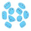 Atomik Rock Climbing Holds Set of 10 Medium Screw-On Basic Jugs in Blue view 1