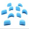 Atomik Rock Climbing Holds Set of 10 Medium Screw-On Basic Jugs in Blue view 3