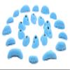 Atomik Rock Climbing Holds Set of 24 Golfus Style Climbing Holds in Blue with Outdoor Hardware view 3