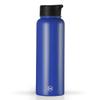 34oz Insulated Double Walled Stainless Steel Water Bottle Tumbler with Sports Straw and Handle! | Great for Sports, Camping, Yoga, School, Work and More! | Perfect for Kids and Adults (Royal Blue) view 1