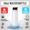 34oz Insulated Double Walled Stainless Steel Water Bottle Tumbler with Sports Straw and Handle! | Great for Sports, Camping, Yoga, School, Work and More! | Perfect for Kids and Adults (Royal Blue) view 3