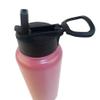 3-Pack | 34oz Insulated Double Wall Stainless Steel Water Bottle Tumbler | Sports Straw and Handle | Great for Sports, Gym, Camping, Yoga, School, Work, Cycling | Kids and Adults (Pink - 3 Pack) view 2