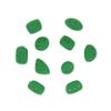 Atomik Rock Climbing Holds Set of 10 Medium Screw-On Basic Jugs in Green view 1