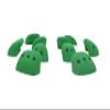 Atomik Rock Climbing Holds Set of 10 Medium Screw-On Basic Jugs in Green view 3