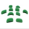 Atomik Rock Climbing Holds Set of 10 Medium Screw-On Basic Jugs in Green view 4
