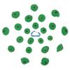 Atomik Climbing Holds Kids 22 Pack Tennis Shoe Friendly Bolt-on in Bright Tone Green view 4
