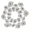 Atomik Rock Climbing Holds Set of 24 Golfus Style Climbing Holds in Gray with Outdoor Hardware