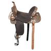 HILASON Flex Tree Western Horse Saddle in American Leather Barrel Trail | for Horses view 1