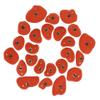 Atomik Rock Climbing Holds Set of 24 Golfus Style for Playgrounds in Rust with Outdoor Hardware view 1